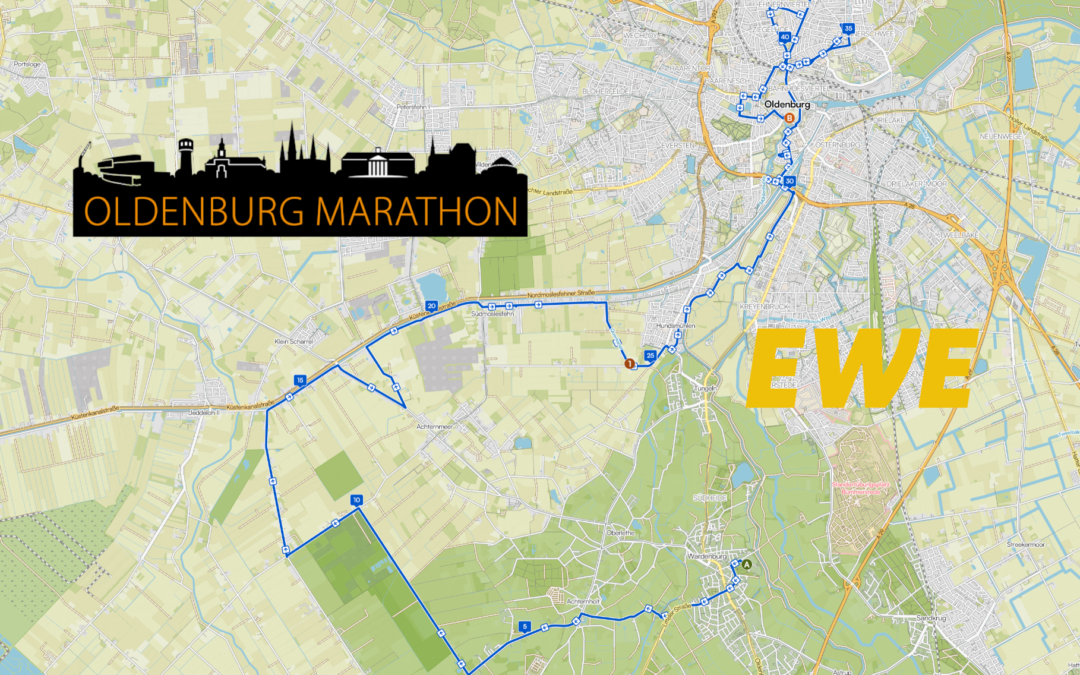 EWE Marathonstrecke 2026 online!