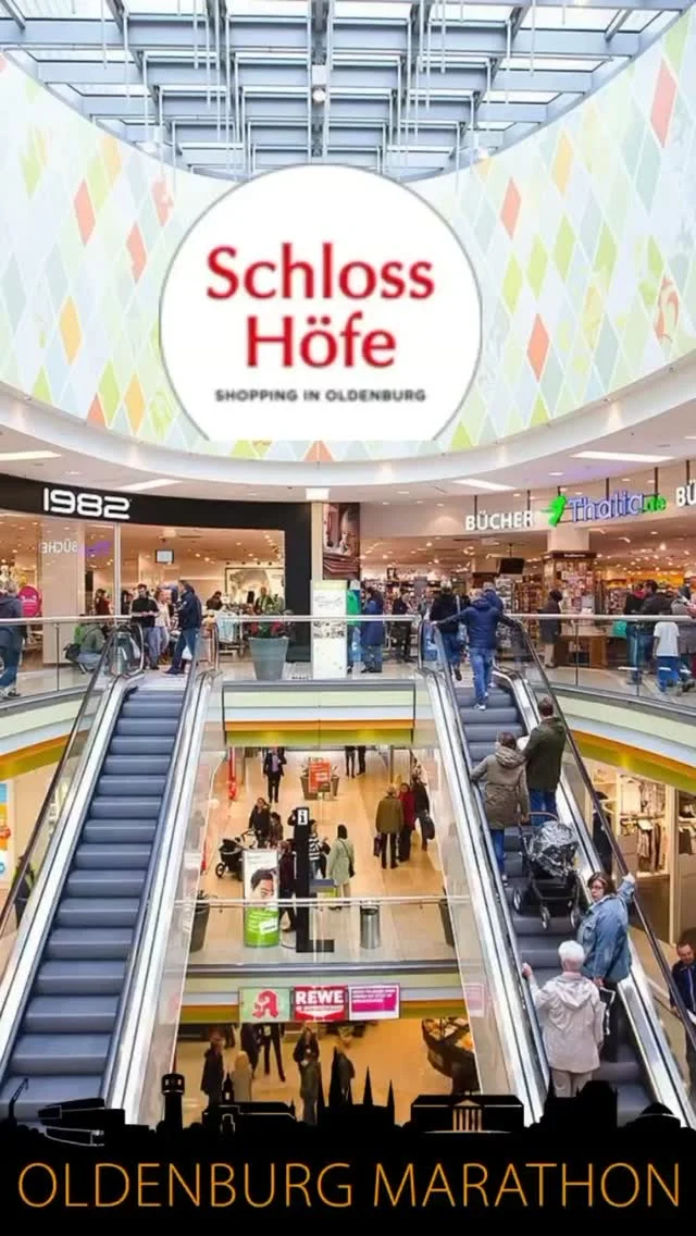 Die Schlosshöfe stehen seit 15 Jahren für Shoppen im Herzen Oldenburgs, Kulinarik und Events. Und genau so lange stehen sie an der Seite des Oldenburg Marathon und stellen uns am Veranstaltungstag und davor Flächen zur Verfügung. Ob Parkdecks fürs Gepäck, Räume für Massage und Meldewesen oder WCs: Ohne euch wäre unsere Veranstaltung nicht die gleiche, und dafür sagen wir einfach mal Danke!